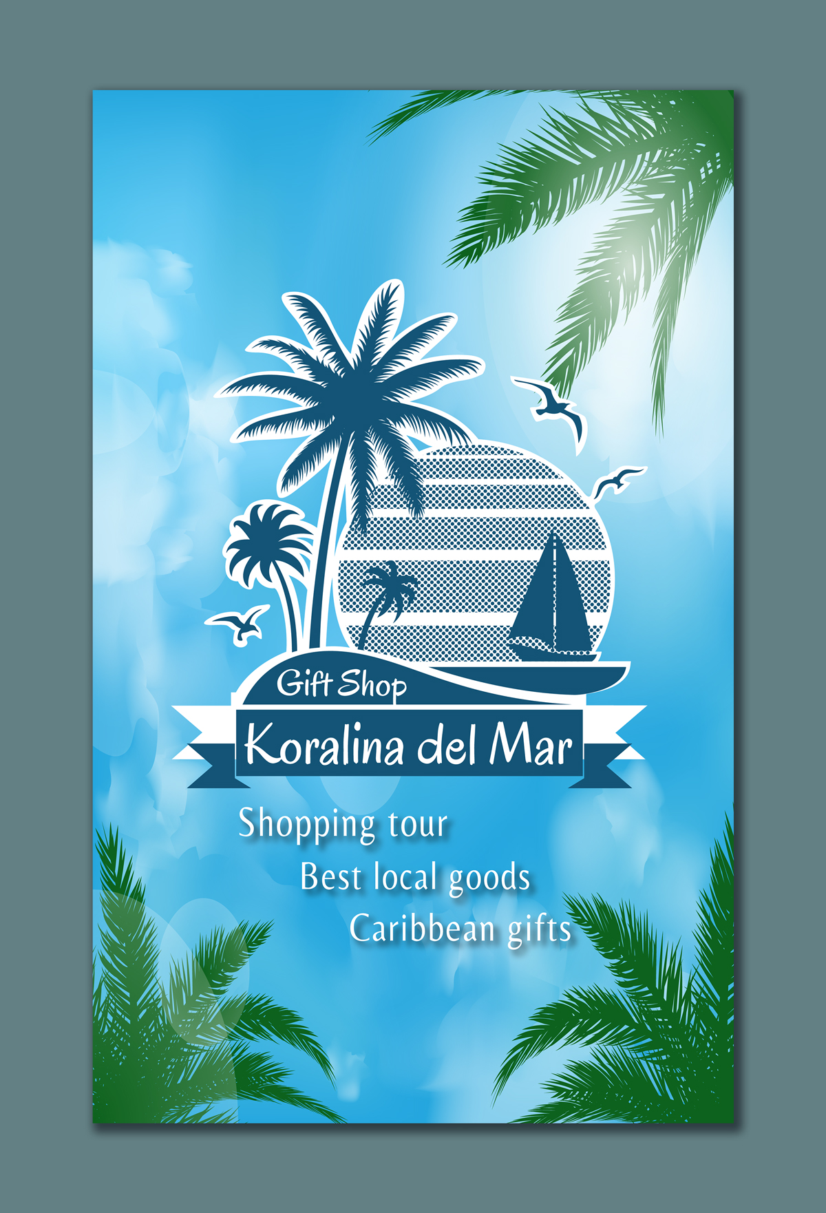 Flyer Design for Shop Koralina de Mar